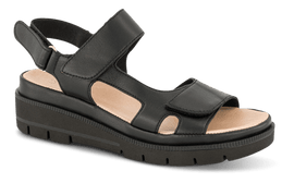 Nordic Softness sko med hæl Nordic Softness - Damesandal, sort skind - 808-012=808-007