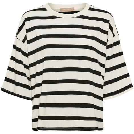 Marta - Sage t-shirts, sort - 8577