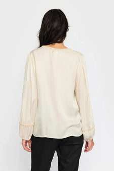 2B bluser_skjorter 2B - Camilla bluse, sand