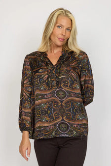 2B bluser_skjorter 2B - Sambi bluse, multi