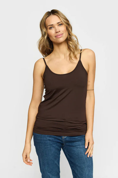 2B t-shirts_toppe 2B - Nappas top, brun