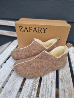 Zafary - Dame hjemmesko, beige - 66066004