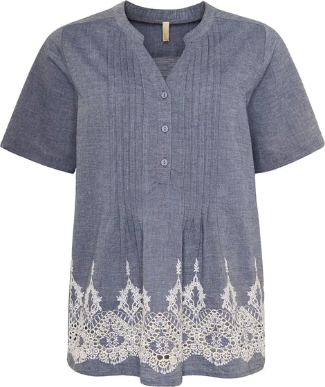 Ofelia - Tova bluse, blå