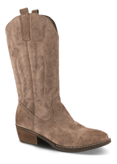 B&Co lange støvle B&CO - Dame cowboystøvle, brun - SHN9029-08A