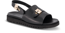 B&Co sandaler lav hæl B&CO - Damesandal, sort - PI-3330
