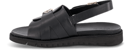 B&Co sandaler lav hæl B&CO - Damesandal, sort - PI-3330