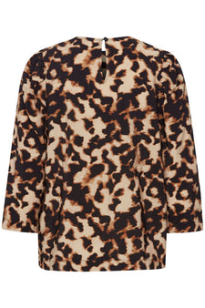 B-Young bluser_skjorter B-Young - Bluse, leoprint - 20813805-201687