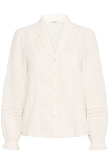 B-Young bluser_skjorter B-Young - Julian skjorte, off-white - 20817057