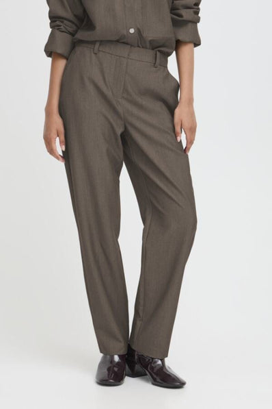 B-Young bukser_leggiens_shorts B-Young - Danta bukser, walnut melange - 20816980-1811121