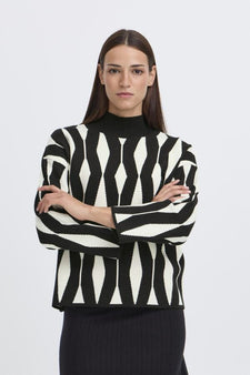 B-Young jakker_blazere_veste B-Young - Otari strik, sort - 20818120