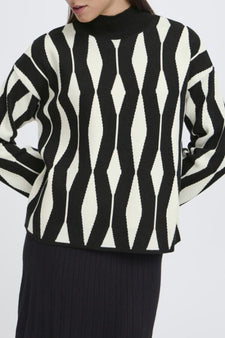 B-Young jakker_blazere_veste B-Young - Otari strik, sort - 20818120