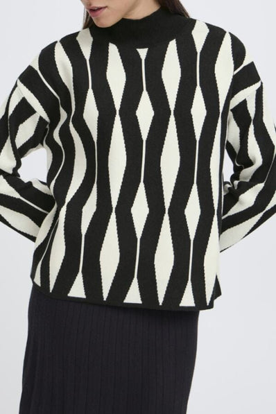 B-Young jakker_blazere_veste B-Young - Otari strik, sort - 20818120