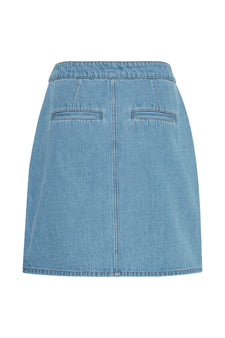 B-Young kjoler_nederdele B-Young - Nederdel, light denim blue - 20814777