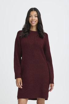 B-Young kjoler_nederdele B-Young - Nema strikjole, bordeaux - 20813901