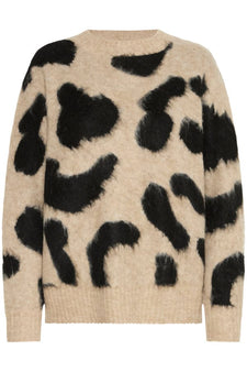 B-Young trøje_strik_cardigan B-Young - Minyax strik, sand - 20817132
