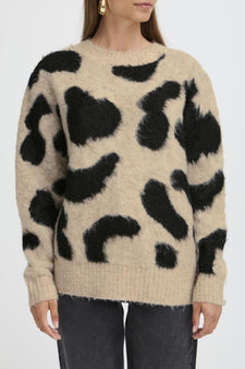 B-Young trøje_strik_cardigan B-Young - Minyax strik, sand - 20817132