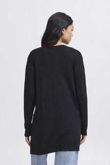 B-Young trøje_strik_cardigan B-Young - Nonina cardigan, sort - 20807327