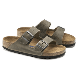 Birkenstock smutters Birkenstock - Arizona med blød fodseng, regular fit - faded khaki - 1019313