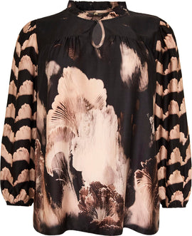 Cassiopeia bluser_skjorter Cassiopeia - Allison bluse, sort