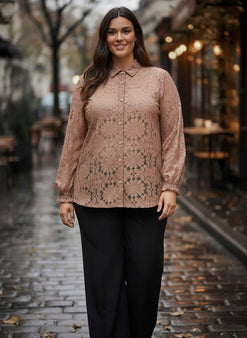 Cassiopeia bluser_skjorter Cassiopeia - Anette bluse, truffle