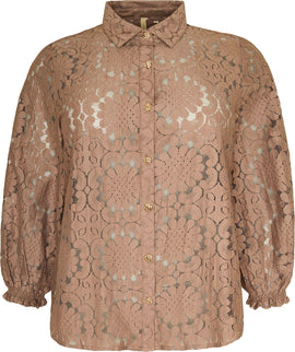 Cassiopeia bluser_skjorter Cassiopeia - Anette bluse, truffle