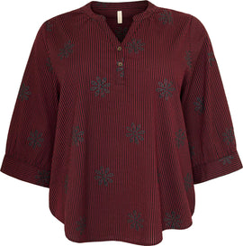 Cassiopeia bluser_skjorter Cassiopeia - Elissa bluse, bordeaux