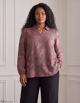 Cassiopeia bluser_skjorter Cassiopeia - Susanna bluse, choko combi