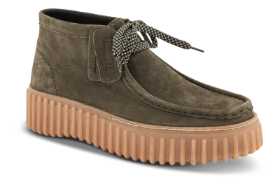 Clarks korte støvler Clarks - Torhill støvle, grøn - CL26179356