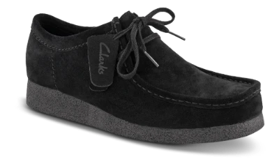 Clarks kraftig sko Clarks - Wallabee EVO, sort - CL26172820