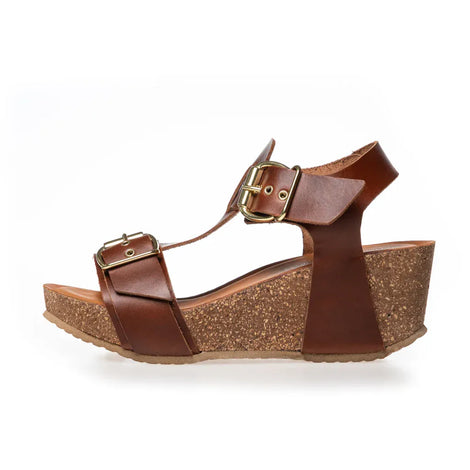 Copenhagen Shoes sko med hæl Copenhagen Shoes - Dance and smile sandal, cognac