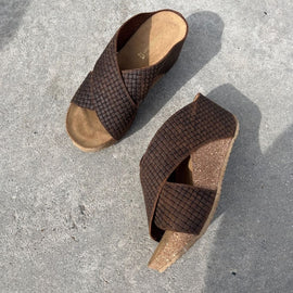 Copenhagen Shoes slip-in Copenhagen Shoes - The dance sandal, dark brown - cs8981