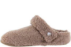 Crocs træsko Crocs - Classic Cozzzy slipper, brun plys - 209386