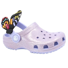 Crocs træsko Crocs - Classiz Butterfly, lilla glimmer - 210018