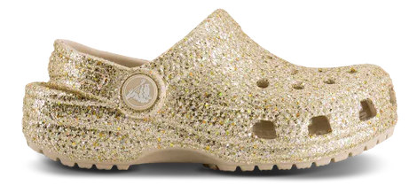Crocs træsko Crocs - Toddler classic chunky glitter, gold - 211940