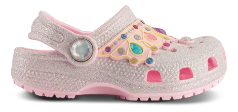 Crocs træsko Crocs - Toddler classic Princess, rosa glimmer - 212516