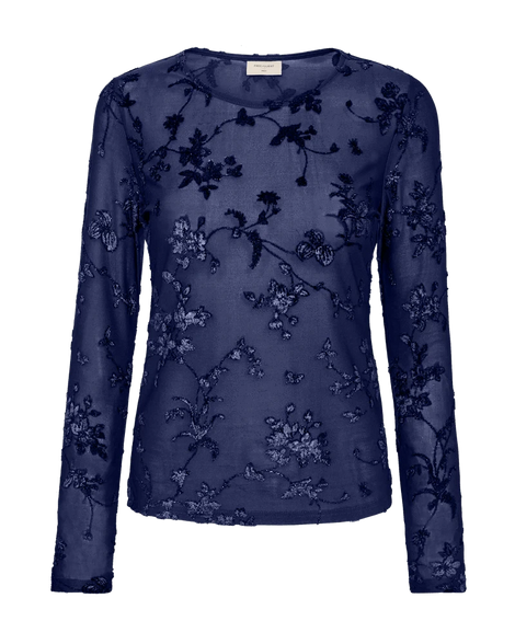 Free bluser_skjorter Freequent - Biska meshbluse, patriot blue - 207124