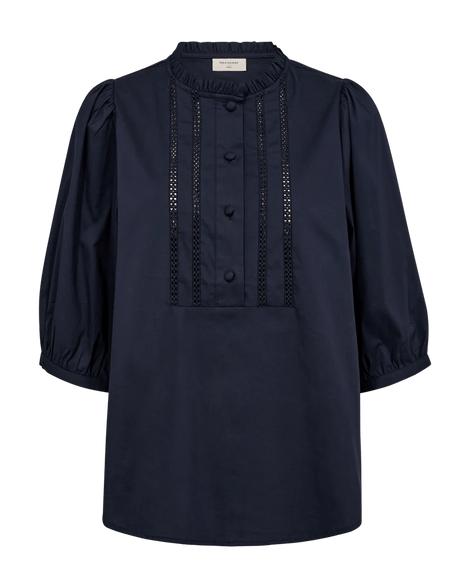 Free bluser_skjorter Freequent - Boya bluse, navy - 203480