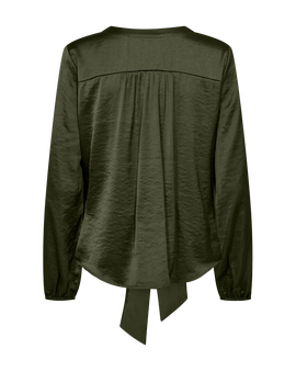 Free bluser_skjorter Freequent - Dove bluse, kombu green - 207579