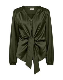 Free bluser_skjorter Freequent - Dove bluse, kombu green - 207579