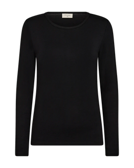 Free bluser_skjorter Freequent - Langærmet t-shirt, sort - 205298