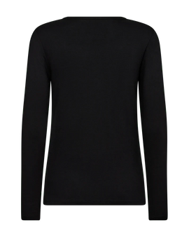 Free bluser_skjorter Freequent - Langærmet t-shirt, sort - 205298