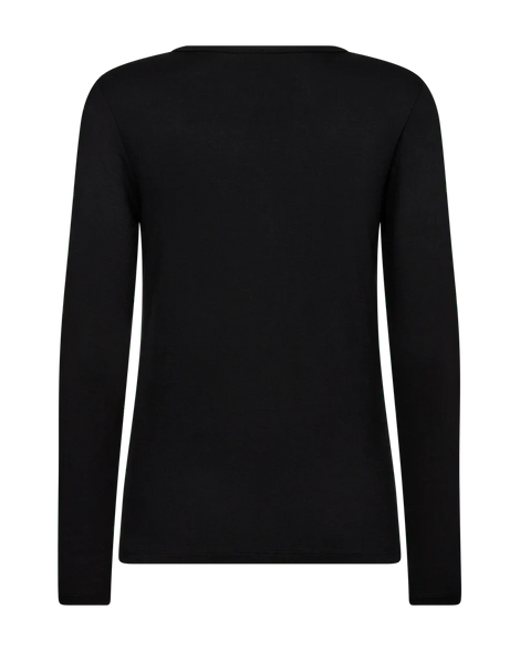 Free bluser_skjorter Freequent - Langærmet t-shirt, sort - 205298