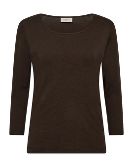 Free bluser_skjorter Freequent - Lucca basis, brun - 211481