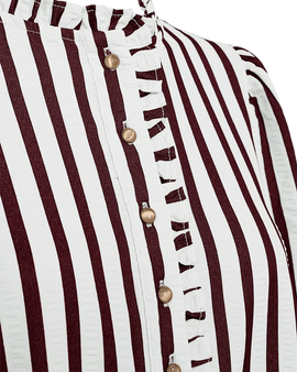 Free bluser_skjorter Freequent - Noto bluse, bordeuax - 204913