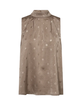 Free bluser_skjorter Freequent - Sasha top, desert taupe - 212148