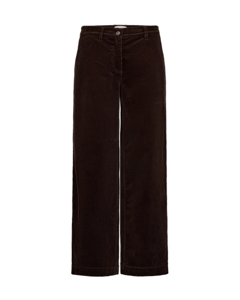 Free bukser_leggiens_shorts Freequent - Cordy bukser, brun - 206987