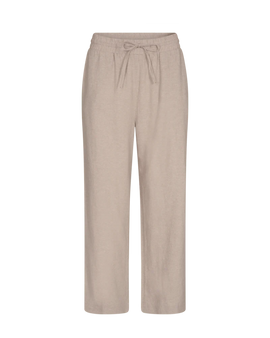 Free bukser_leggiens_shorts Freequent - Lava ankel hørbukser, beige