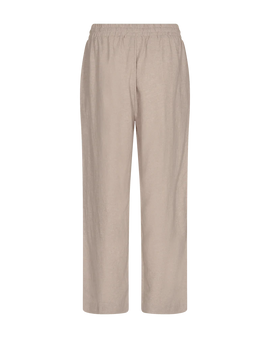 Free bukser_leggiens_shorts Freequent - Lava ankel hørbukser, beige