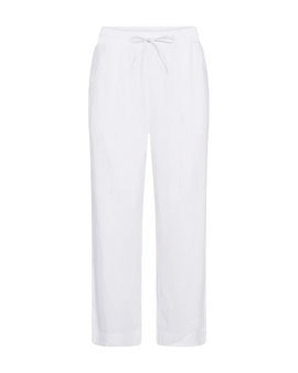 Free bukser_leggiens_shorts Freequent - Lava ankel hørbukser, hvid - 124620