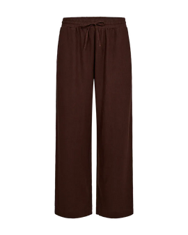 Free bukser_leggiens_shorts Freequent - Lava hørbukser ankel, brun - 124620